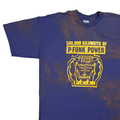 Vintage Y2K P-Funk Power Funkenteleghy FCL. Pittsburgh acid wash funkadelic tee (XL)