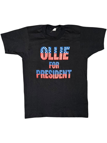 Vintage 80s Oliver North OLLIE FOR PRESIDENT tee (S)