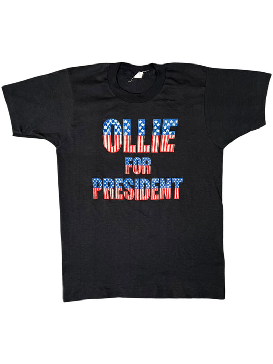 Vintage 80s Oliver North OLLIE FOR PRESIDENT tee (S)