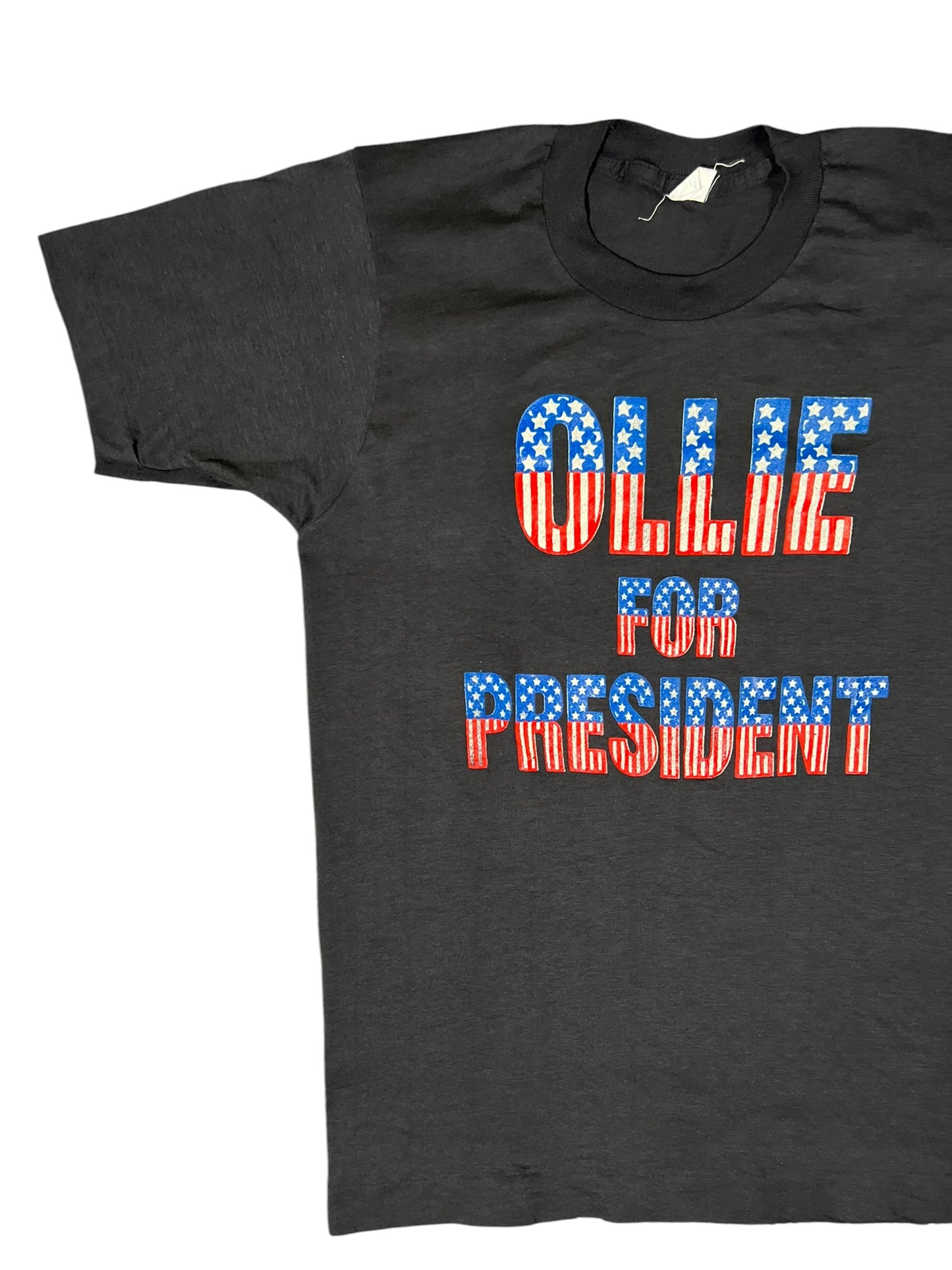 Vintage 80s Oliver North OLLIE FOR PRESIDENT tee (S)