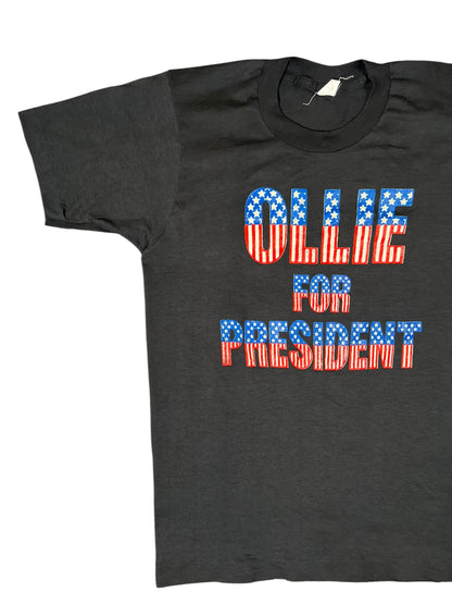 Vintage 80s Oliver North OLLIE FOR PRESIDENT tee (S)