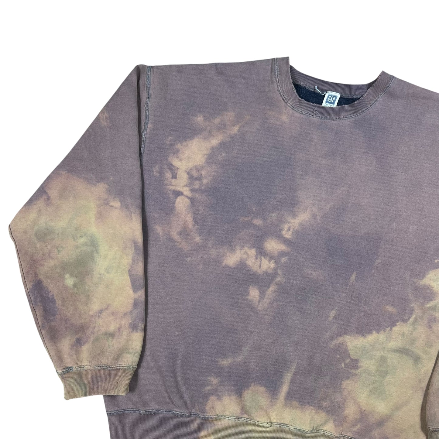 Vintage 90s Gap acid wash faded blank crewneck (XL)