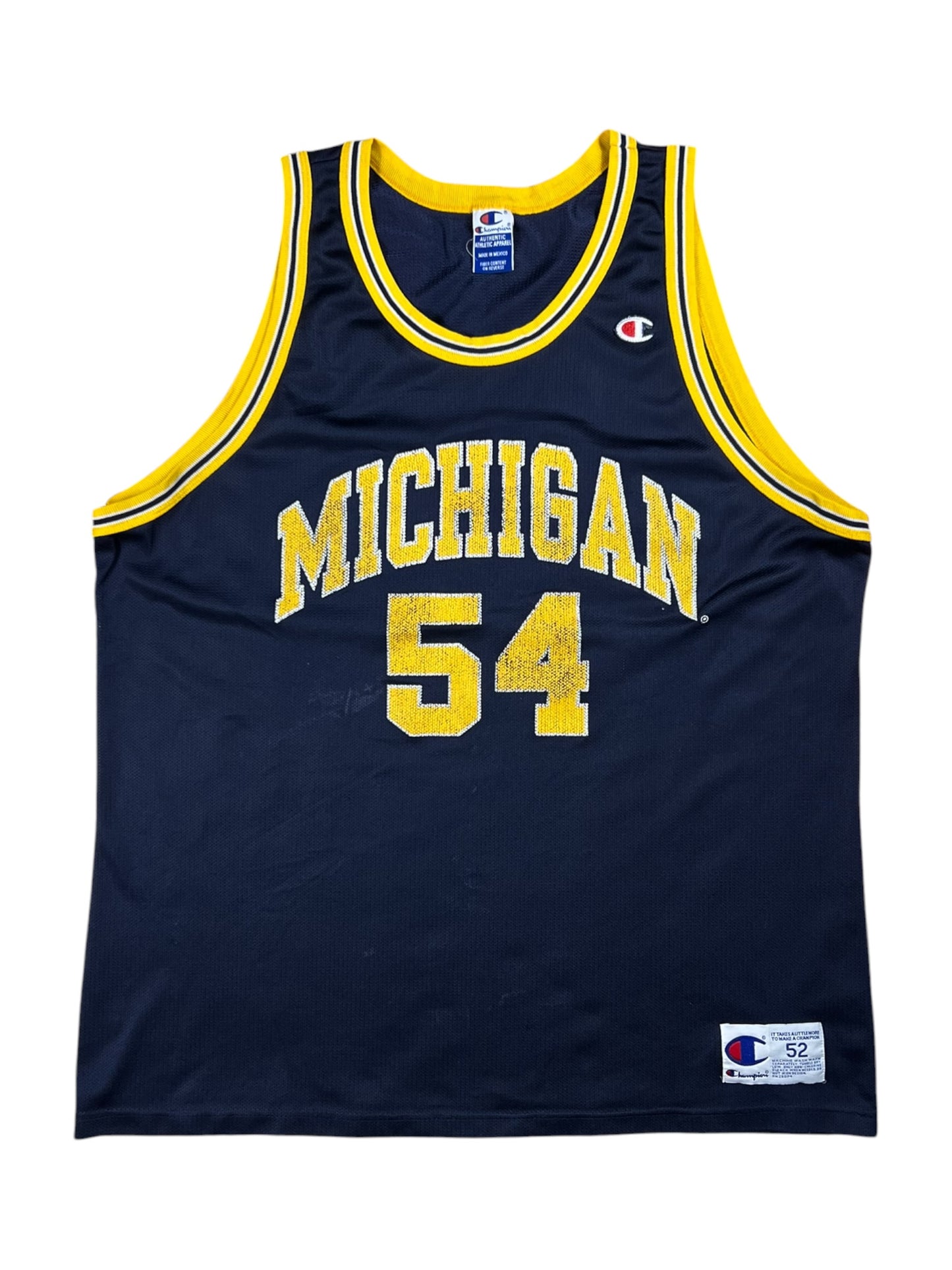 Vintage 90s Champion Unievrsity of Michigan Wolverines Robert Traylor jersey (XL/XXL)