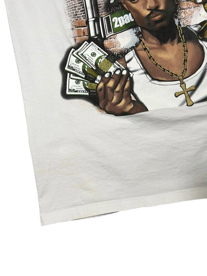 Vintage Y2K Tupac Shakur Thug Passion 2pac rap tee (XL)