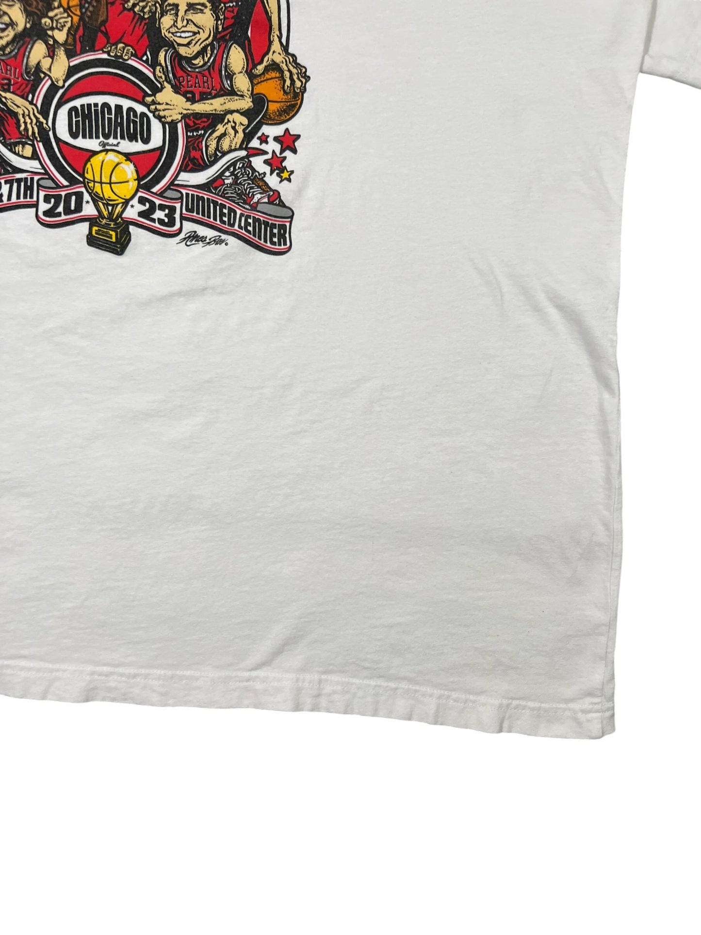 2023 Pearl Jam Chicago Bulls caricature band tee (XL)