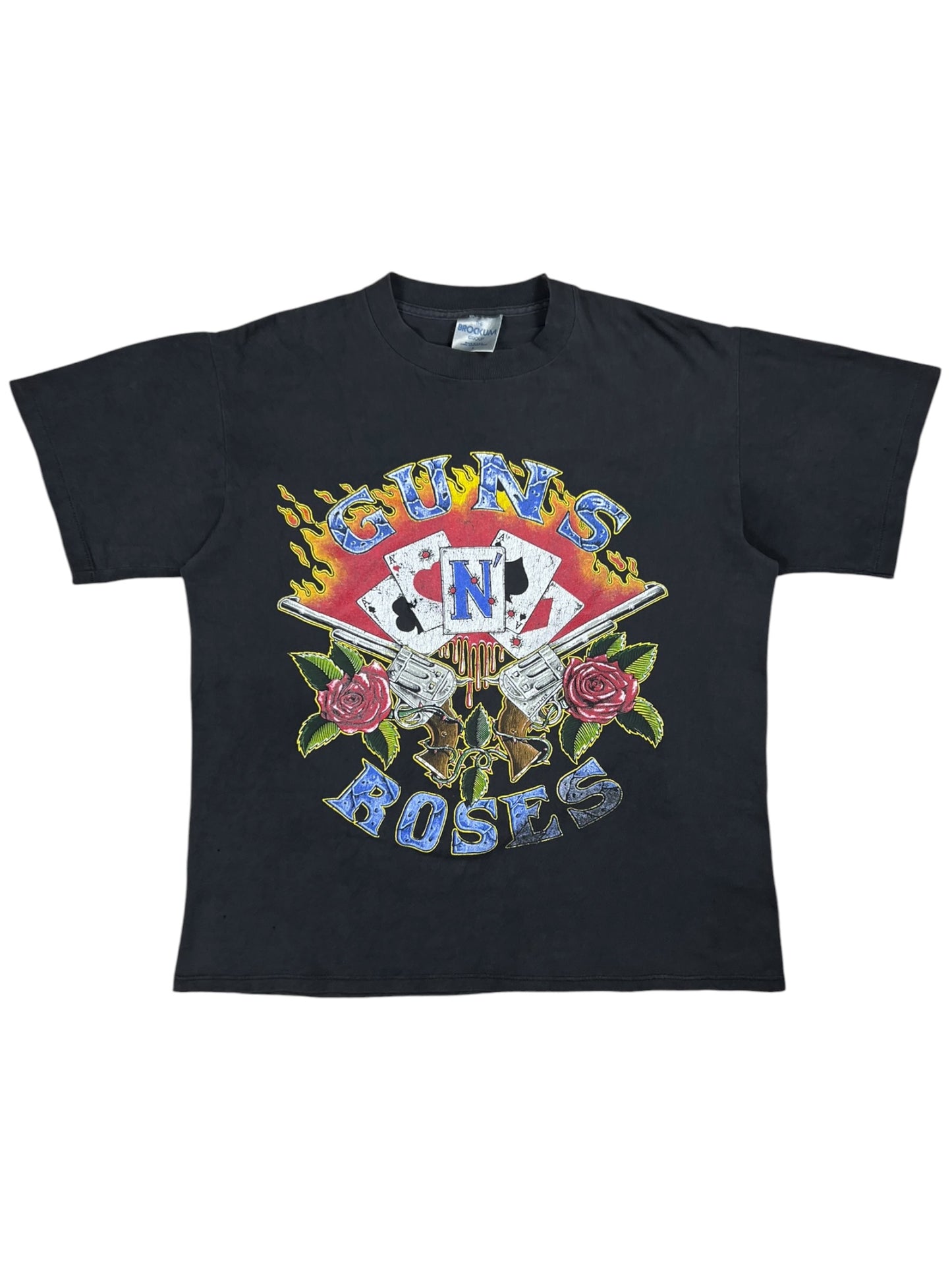 Vintage 90s Brockum Guns N’ Roses Use Your Illusion faded band tee (L)