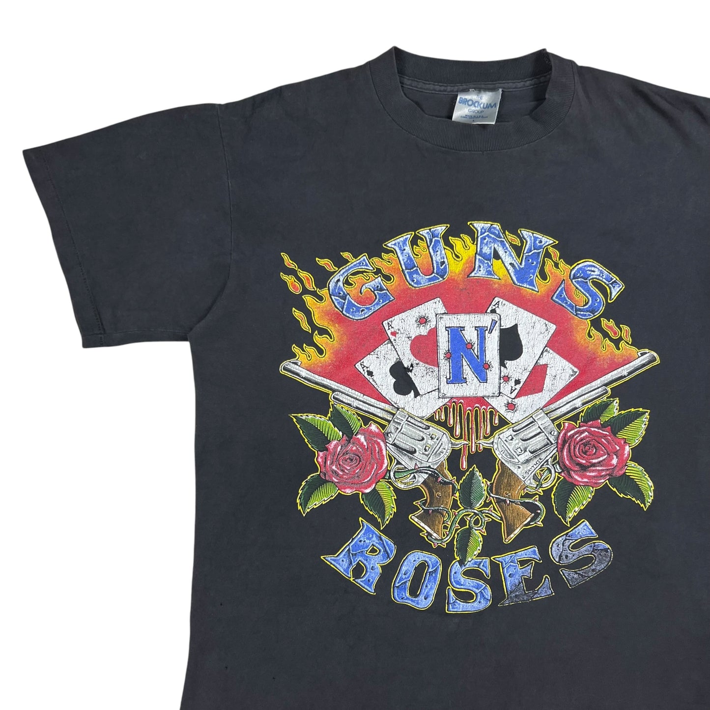 Vintage 90s Brockum Guns N’ Roses Use Your Illusion faded band tee (L)