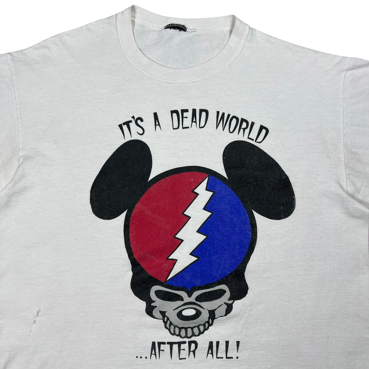 Vintage 90s Grateful Dead It’s A Dead World…After All! Mickey lot band tee (XL)