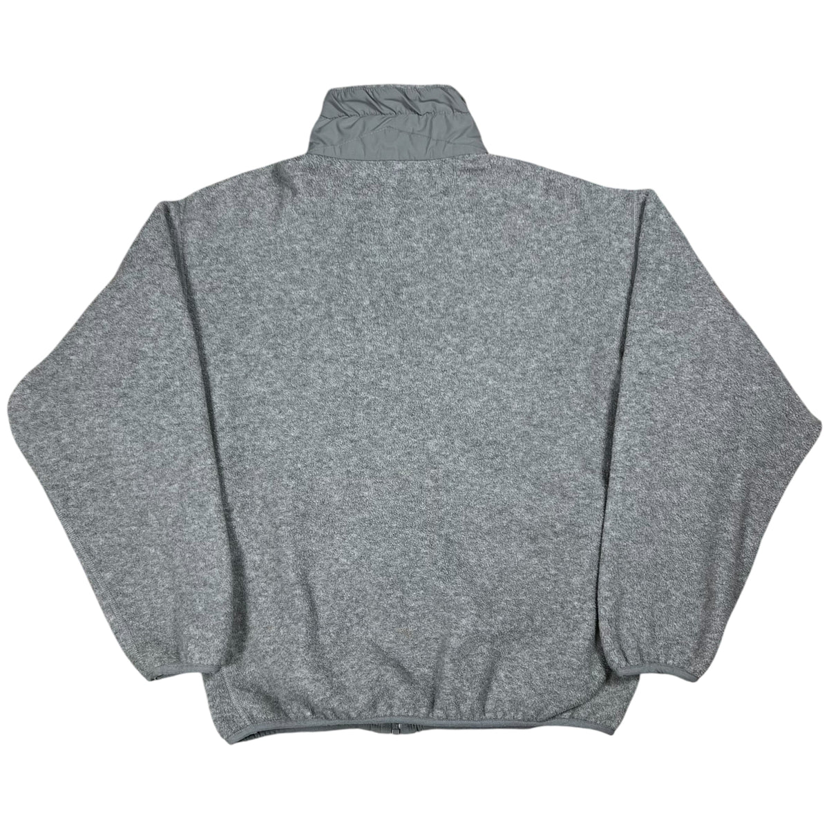 Vintage 90s Patagonia full zip faded grey fleece jacket (M)