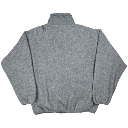 Vintage 90s Patagonia full zip faded grey fleece jacket (M)