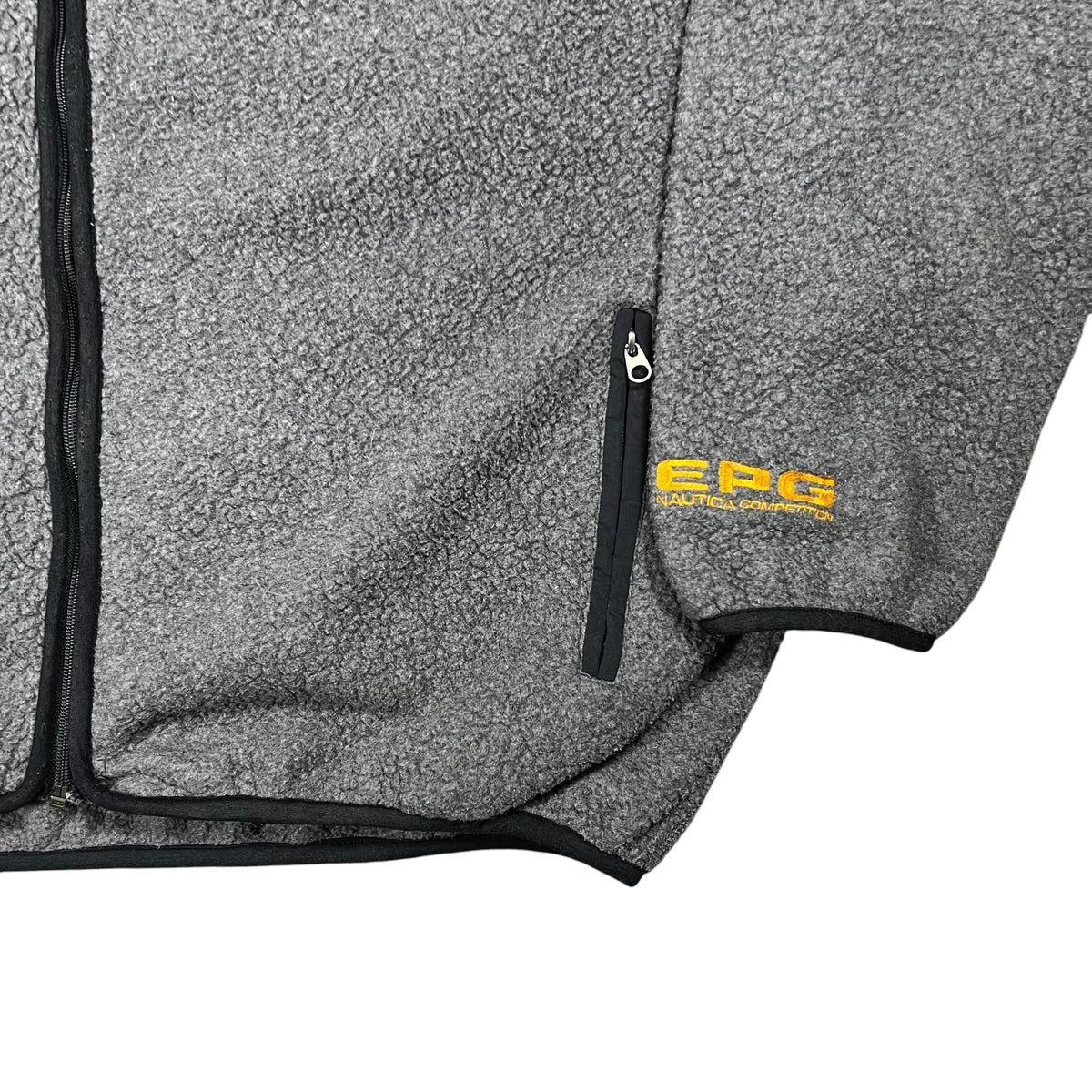 Vintage 90s Nautica Competition Extreme Performance Gear deep pile full zip fleece jacket (XL)