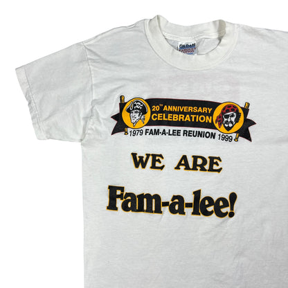 Vintage 1999 Pittsburgh Pirates We Are Fam-A-Lee tee (M)