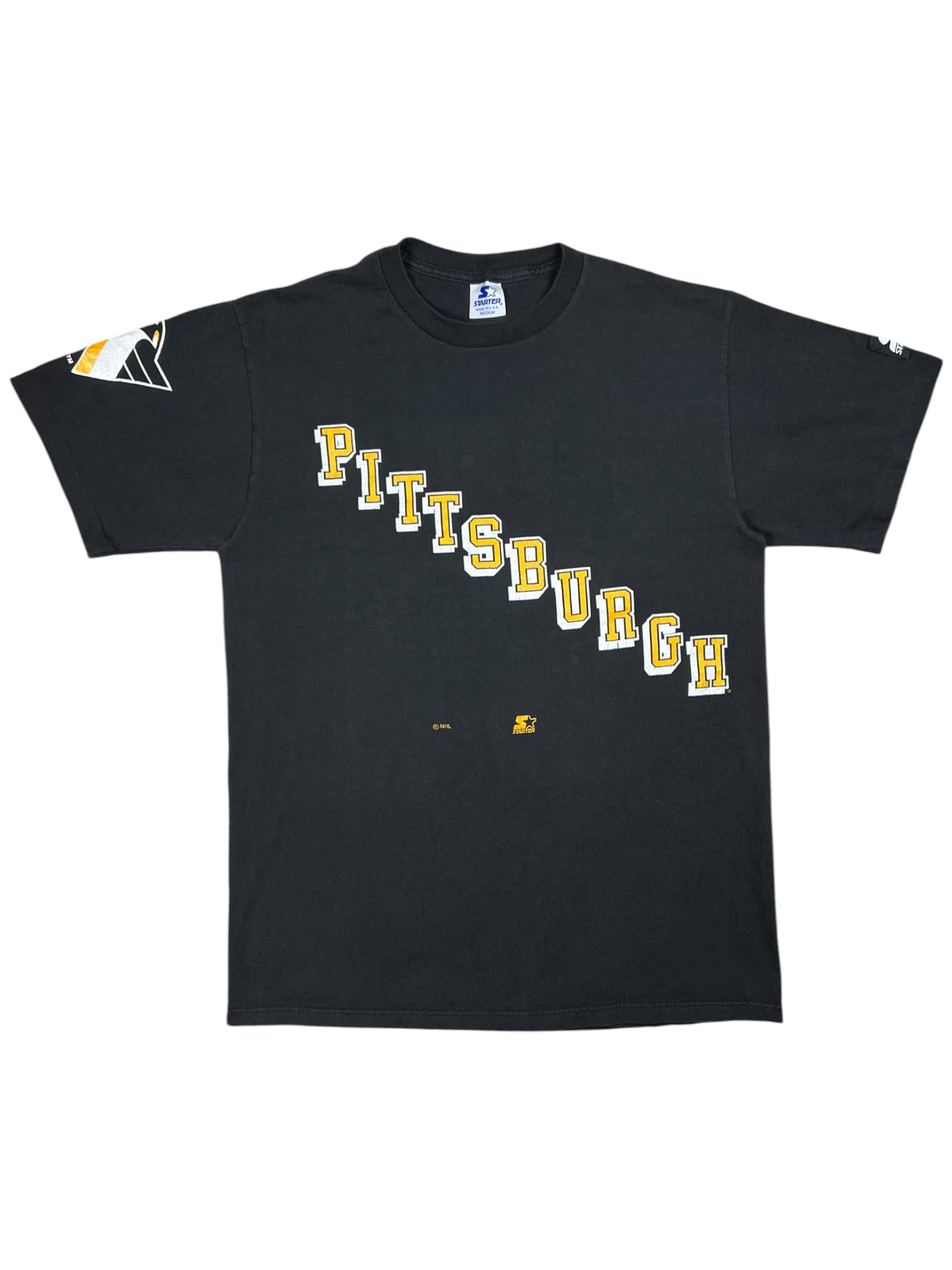Vintage 90s Starter Pittsburgh Penguins Mario Lemieux tee (M)