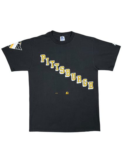 Vintage 90s Starter Pittsburgh Penguins Mario Lemieux tee (M)