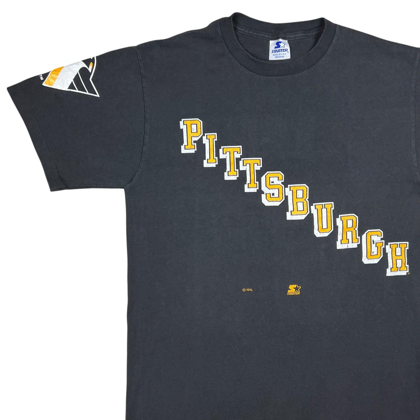Vintage 90s Starter Pittsburgh Penguins Mario Lemieux tee (M)