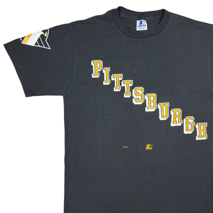 Vintage 90s Starter Pittsburgh Penguins Mario Lemieux tee (M)
