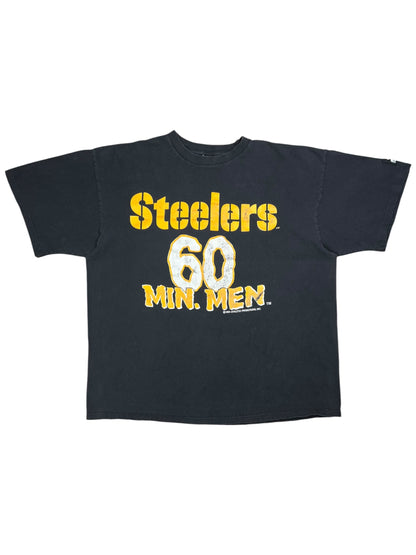 Vintage 1995 Starter Pittsburgh Steelers 60 Minute Men faded tee (L/XL)