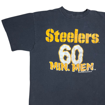Vintage 1995 Starter Pittsburgh Steelers 60 Minute Men faded tee (L/XL)