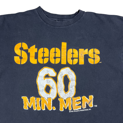 Vintage 1995 Starter Pittsburgh Steelers 60 Minute Men faded tee (L/XL)