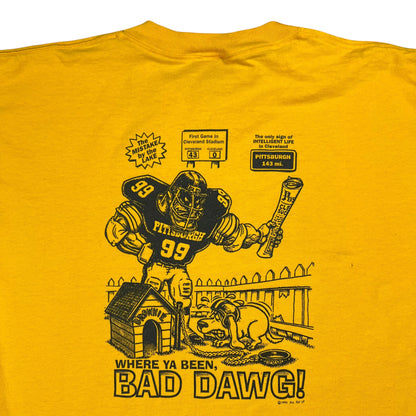 Vintage 1999 Pittsburgh Steelers Cleveland Still Sucks NFL tee (L)