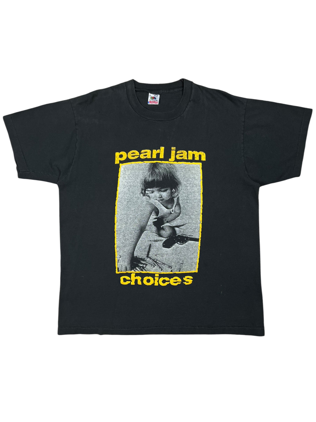 Vintage 90s Pearl Jam Choices Lollapalooza faded band tee (L)