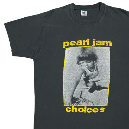 Vintage 90s Pearl Jam Choices Lollapalooza faded band tee (L)