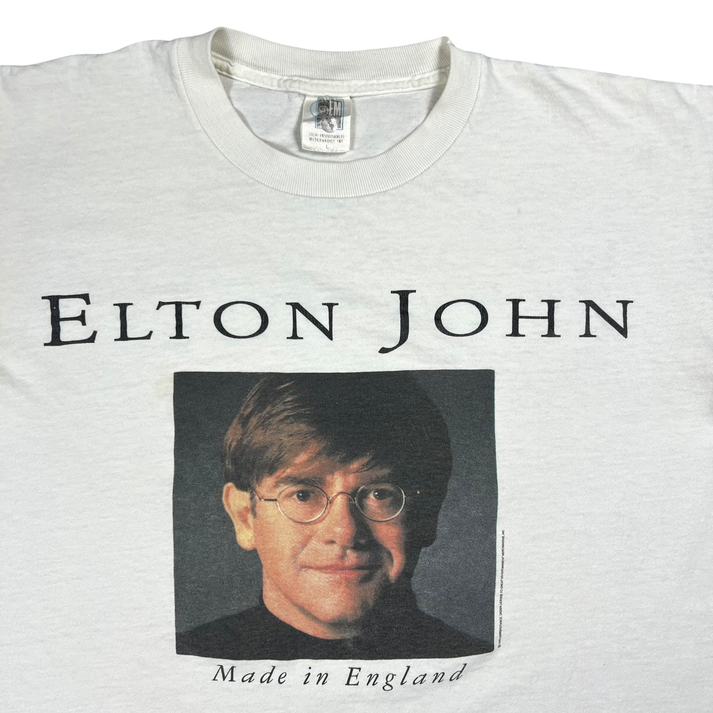Vintage 1994 Elton John Made in England for the USA band tee (L)