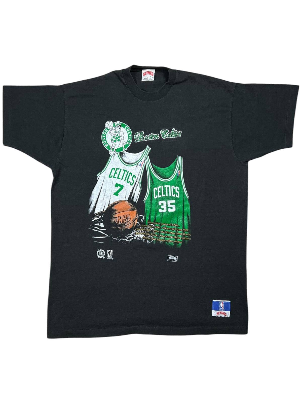Vintage 90s Nutmeg Boston Celtics faded NBA tee (XL)