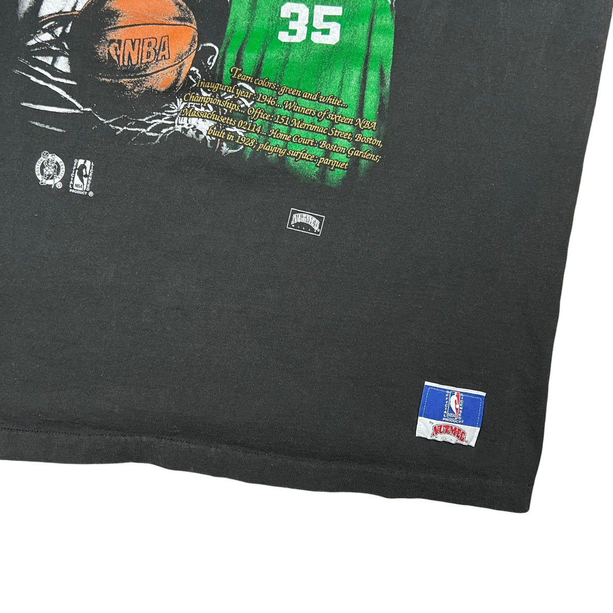 Vintage 90s Nutmeg Boston Celtics faded NBA tee (XL)