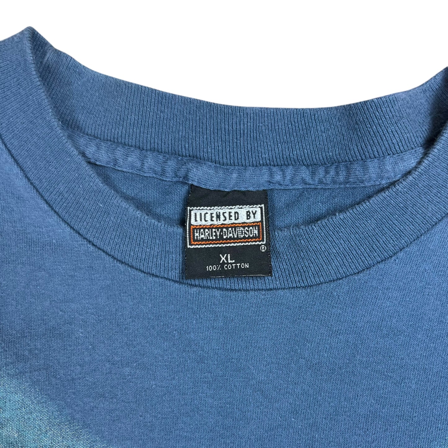 Vintage 90s Harley Davidson Motorcycles all over print tee (XL)