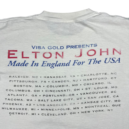 Vintage 1994 Elton John Made in England for the USA band tee (L)