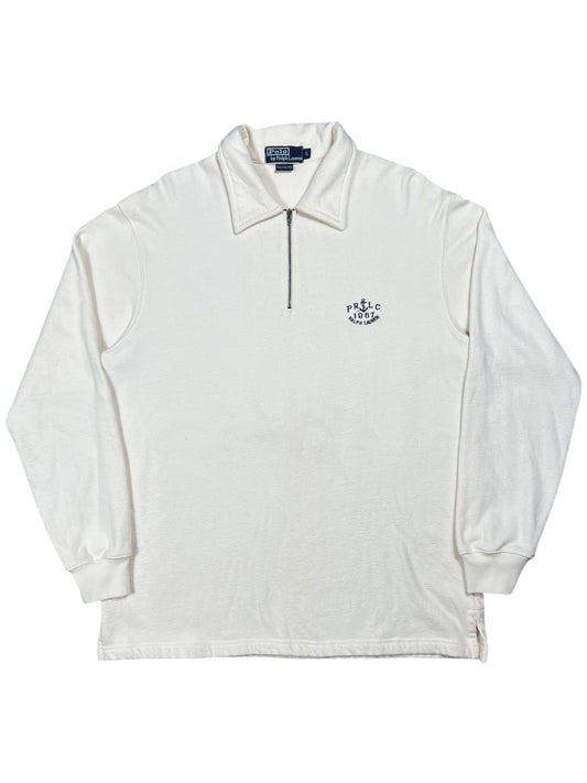 Vintage 90s Polo Ralph Lauren PRLC 1967 1/4 zip cotton sweatshirt (L)
