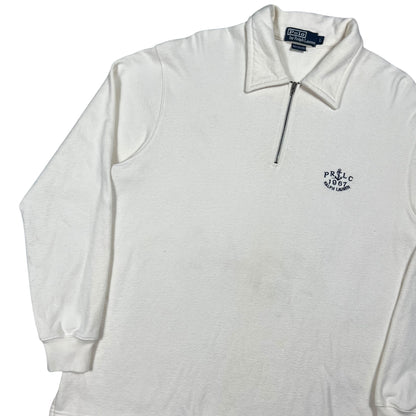 Vintage 90s Polo Ralph Lauren PRLC 1967 1/4 zip cotton sweatshirt (L)