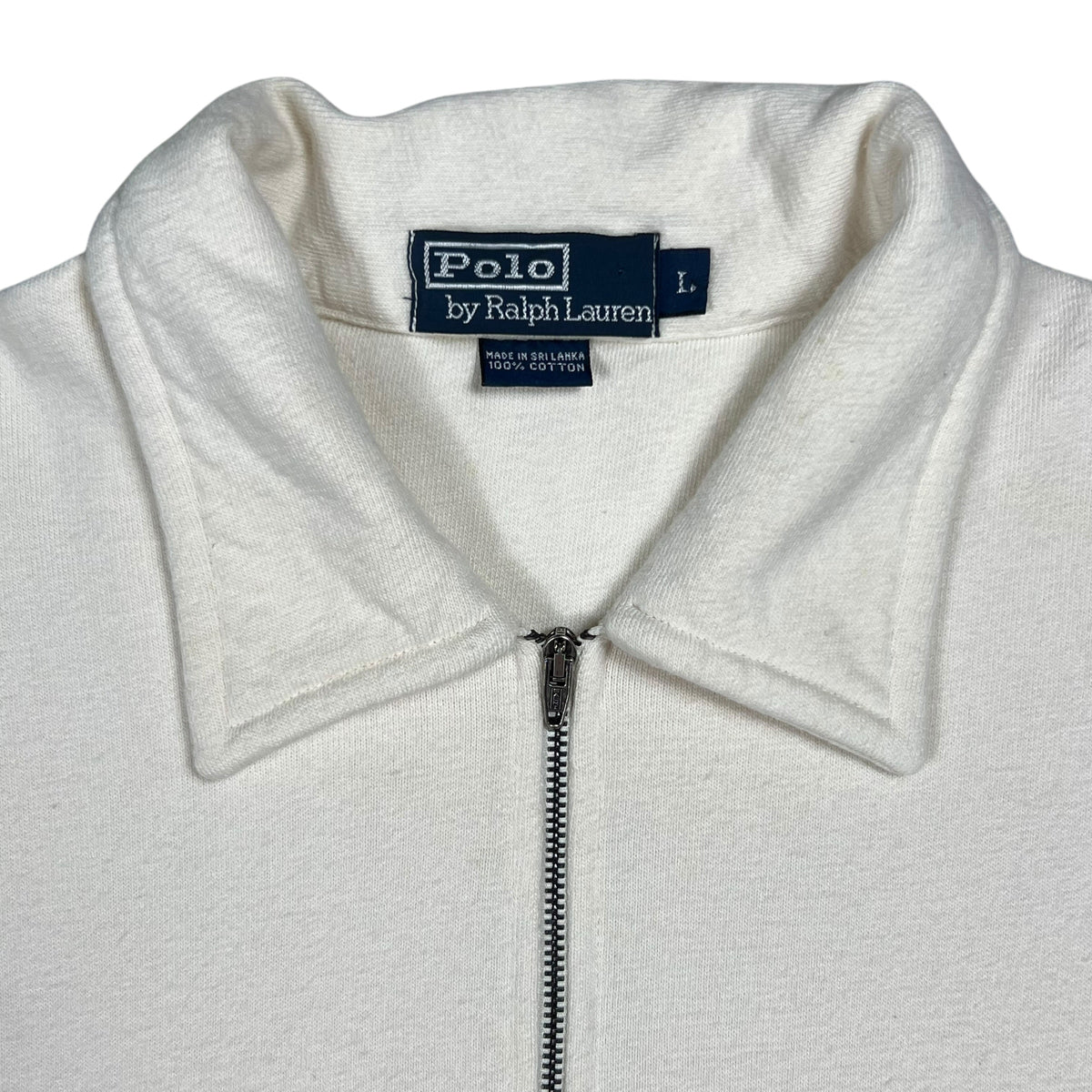 Vintage 90s Polo Ralph Lauren PRLC 1967 1/4 zip cotton sweatshirt (L)