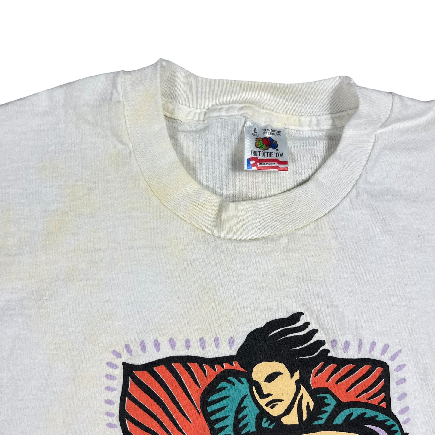 Vintage 1994 Kick It Soccer Art tee (L)