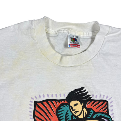 Vintage 1994 Kick It Soccer Art tee (L)