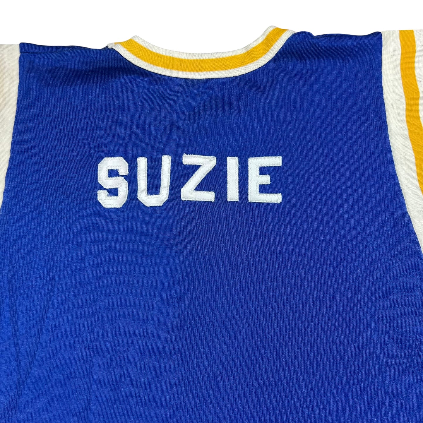 Vintage 1960s AI “SUZIE” sorority jersey tee shirt (S/M)