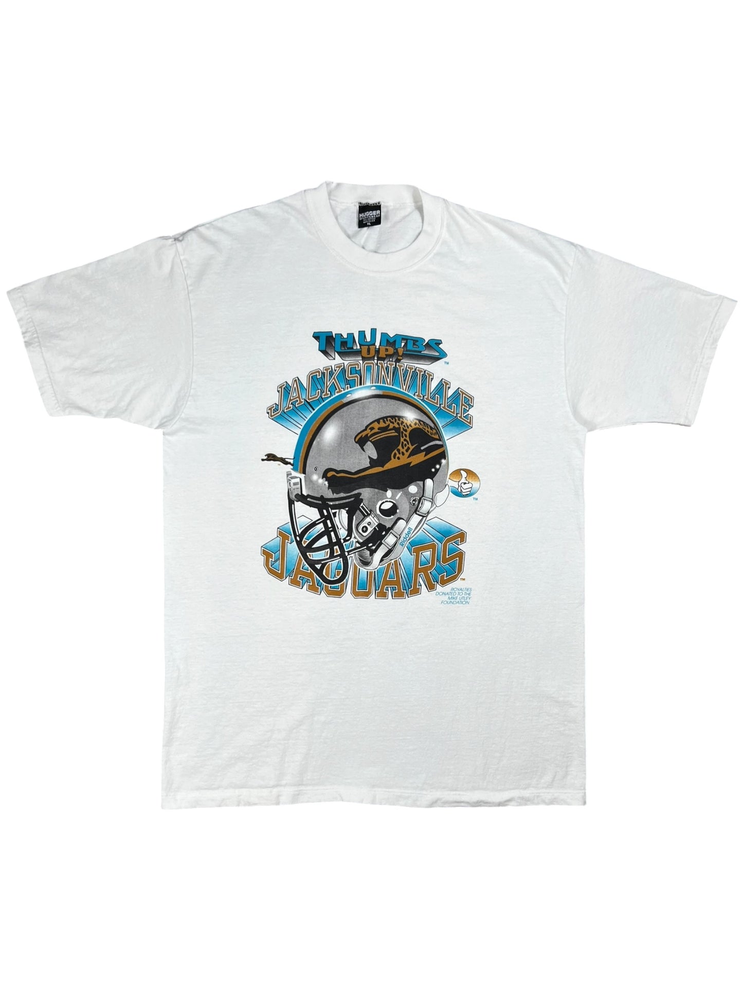 Vintage 90s Jacksonville Jaguars NFL helmet tee (XL)