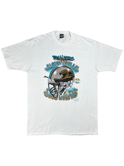 Vintage 90s Jacksonville Jaguars NFL helmet tee (XL)