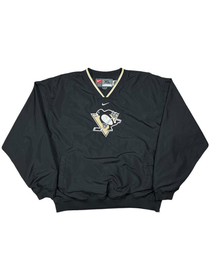 Vintage Y2K Nike Pittsburgh Penguins NHL windbreaker (XL)