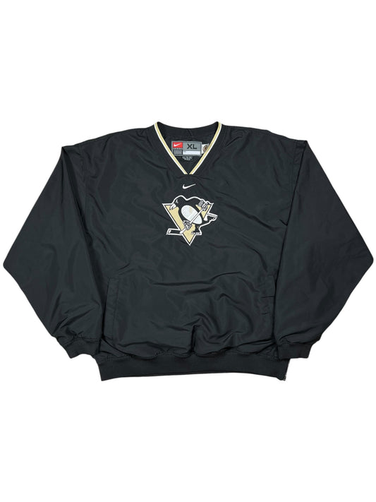 Vintage Y2K Nike Pittsburgh Penguins NHL windbreaker (XL)