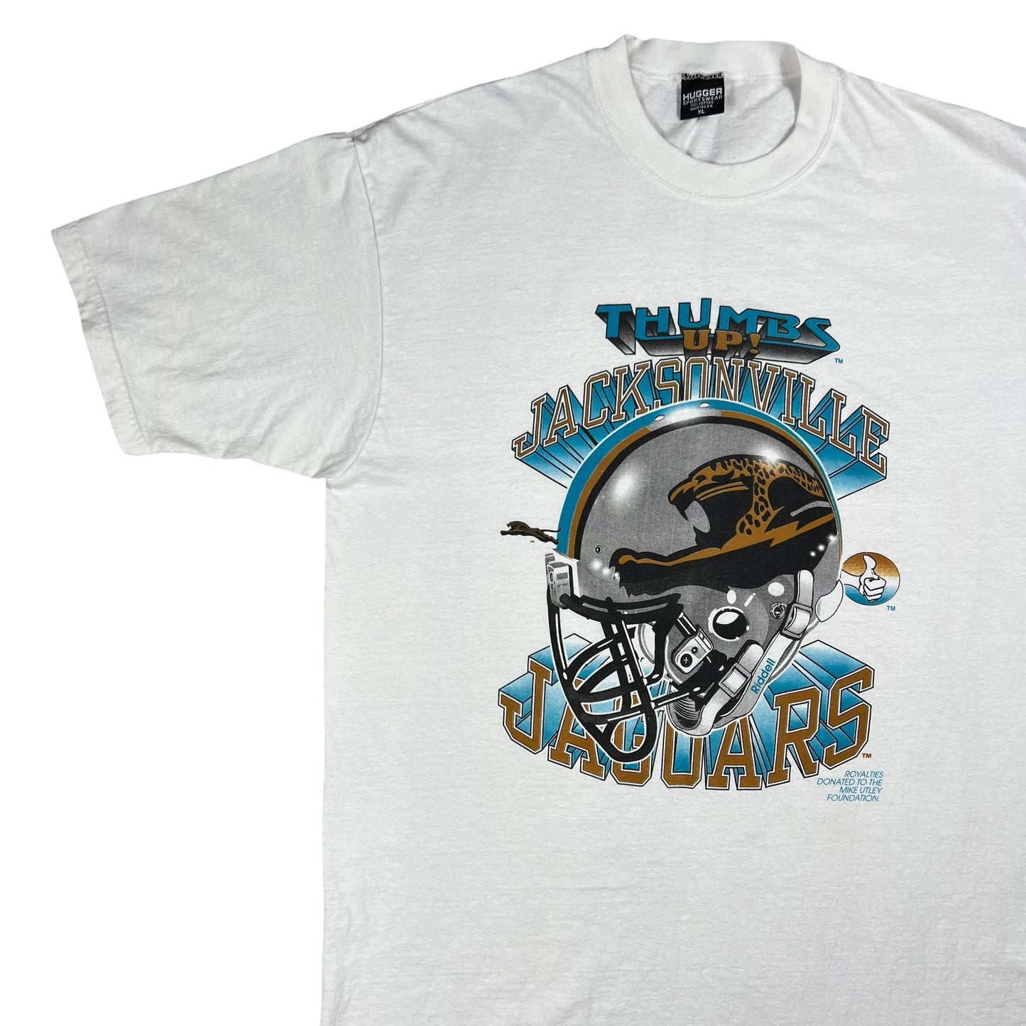 Vintage 90s Jacksonville Jaguars NFL helmet tee (XL)