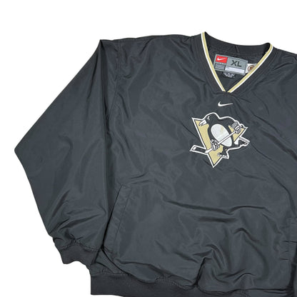 Vintage Y2K Nike Pittsburgh Penguins NHL windbreaker (XL)