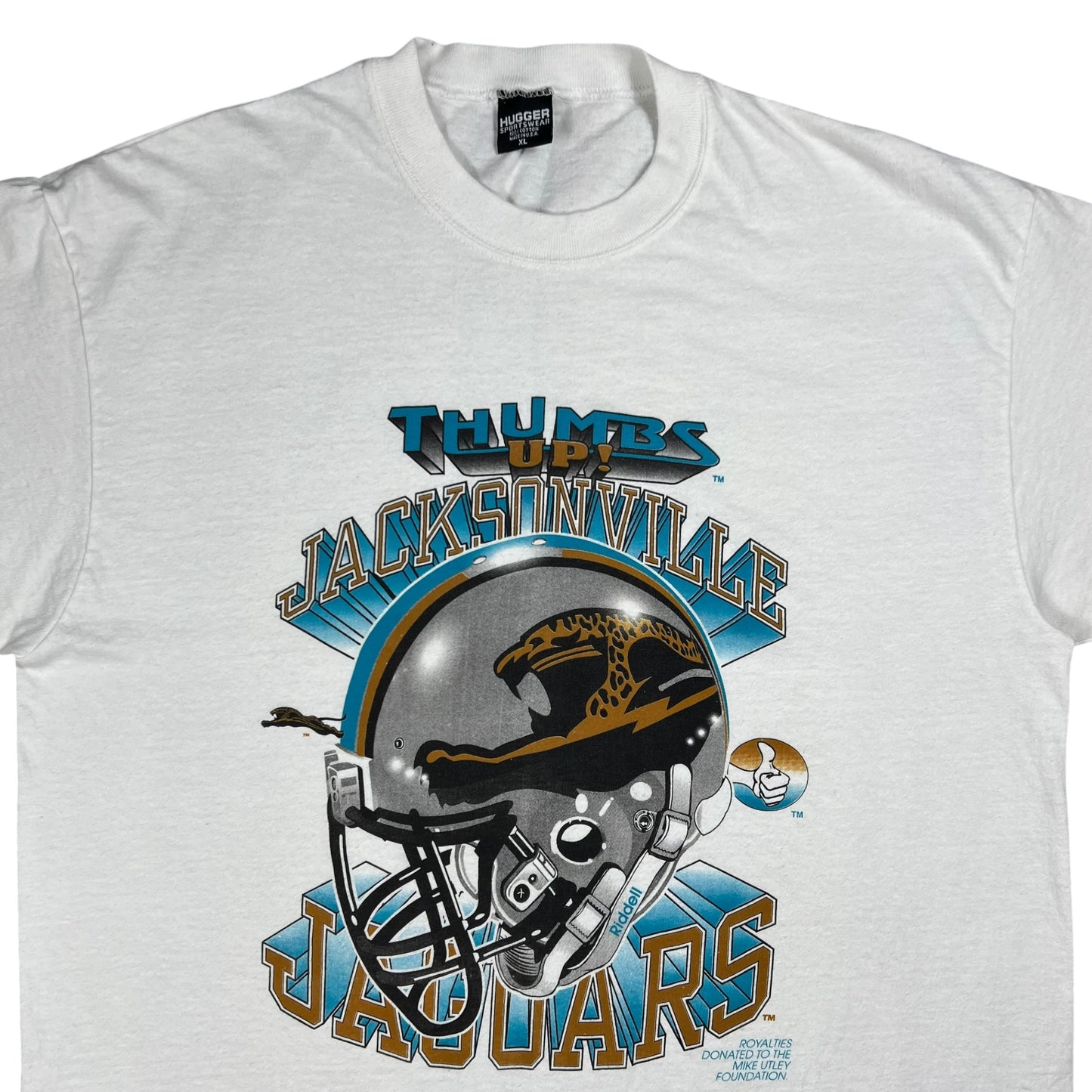 Vintage 90s Jacksonville Jaguars NFL helmet tee (XL)