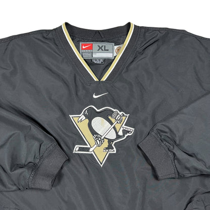 Vintage Y2K Nike Pittsburgh Penguins NHL windbreaker (XL)
