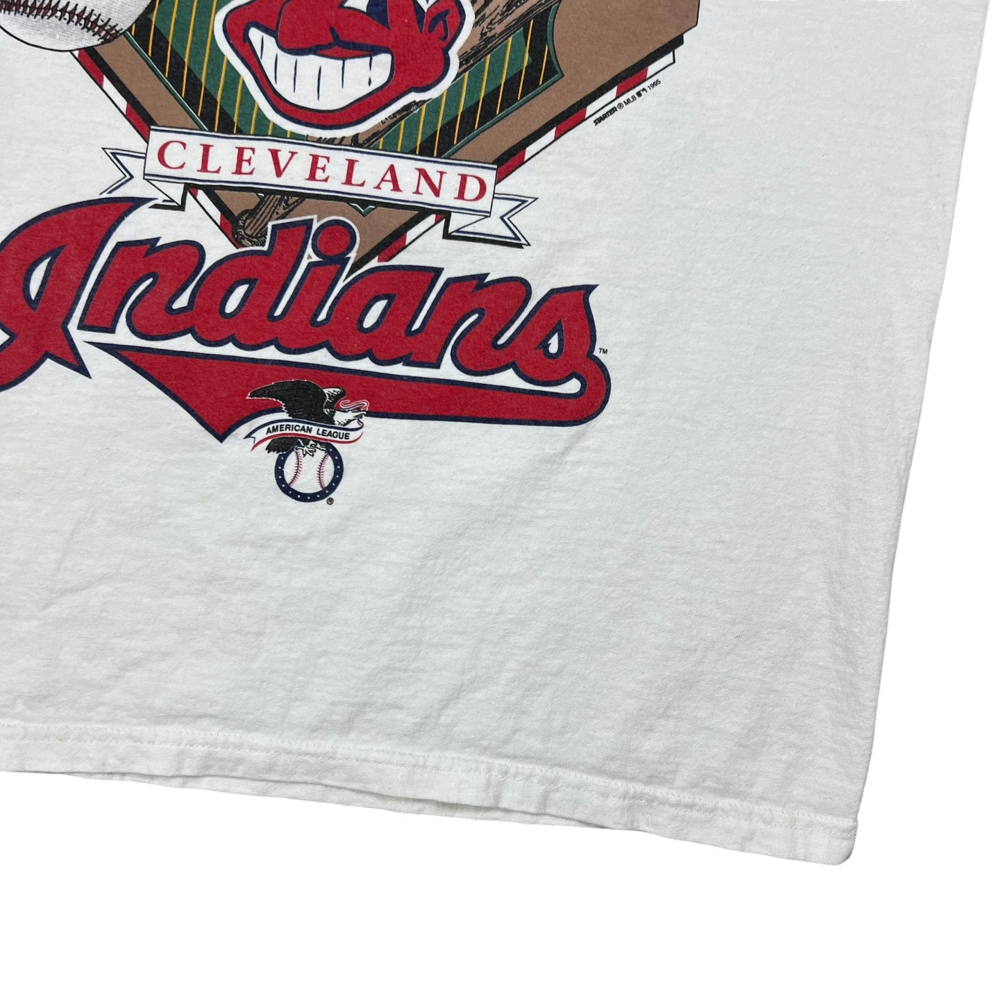 Vintage 1995 Starter Cleveland Indians The Great Escape test print tee (M)