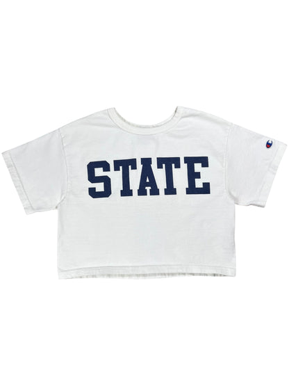 Vintage Y2K Champion STATE Penn state university cropped femme tee (S)