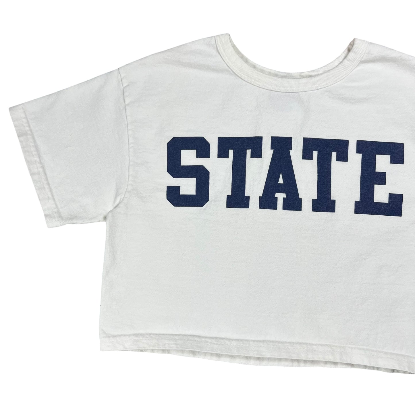 Vintage Y2K Champion STATE Penn state university cropped femme tee (S)