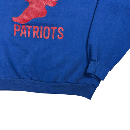 Vintage 1970s Russell Athletic Berkmar Patriots wing foot faded crewneck (M)