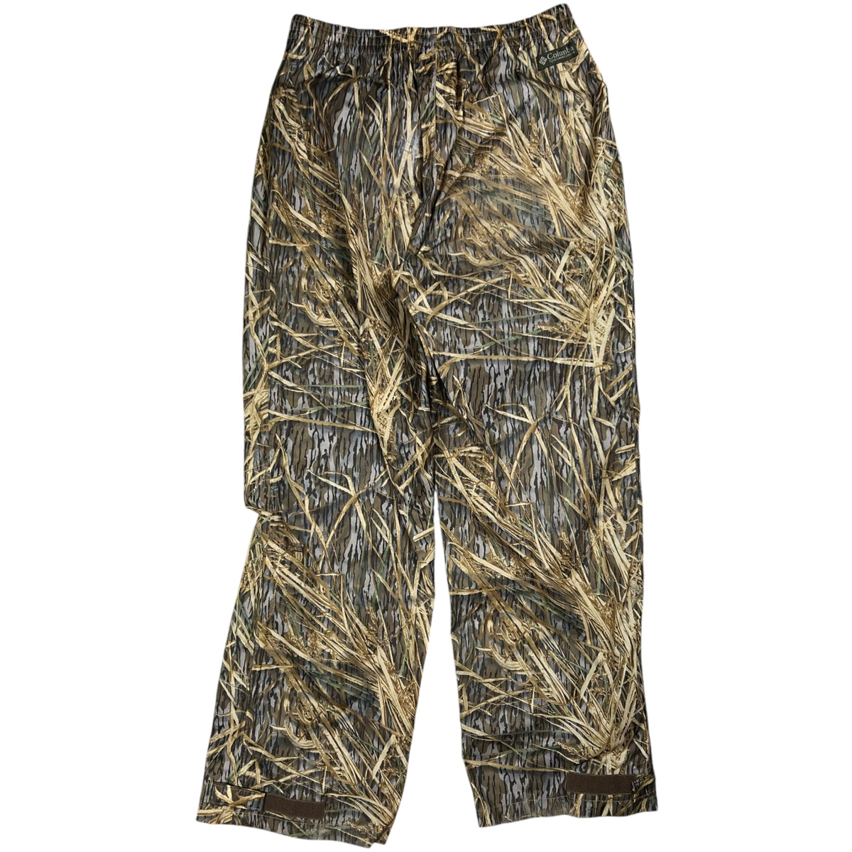 Vintage 90s Columbia Sportswear Shadow grass camo rain pants (L)